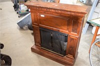 Jensen Real Flame Fireplace w/ Enclosure