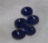 18.46ct tw Cabochon Sapphire Gemstones in Gem Jar