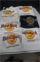 Six Hard Rock Cafe T-Shirts Size Medium