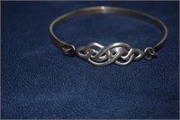 Sterling Silver Bracelet w/ Knot Design