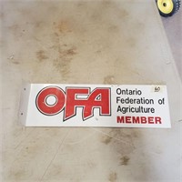 OFA Metal Sign