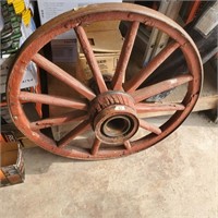 38" x2 1/2" Wooden Wagon Wheel