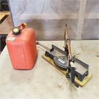 Mitre Saw, Gas Can