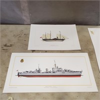Boat Prints 25"x12"