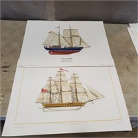 Boat Prints 25"x18"
