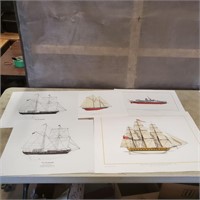 Boat Prints 25"x18"