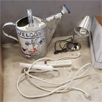 Watering Can, Power Bars, Lamp