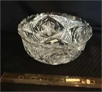 Cut crystal bowl