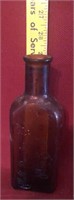 Vintage Amber Tonic Bottle