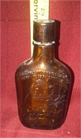 Vintage Amber Liquor Bottle “AA”