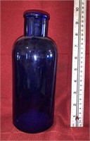 Vintage Cobalt Blue Bottle