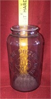 The Victor glass jar - lavender