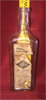 Vintage Hallers’s Pain Paralyzer Tonic Bottle
