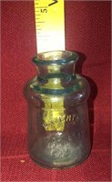 Glass Bixby Bottle - Patented March 6, 1883