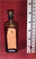 Glass Tonic Bottle by A.G. Groblewski with Label