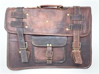 New leather messenger bag