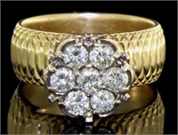 14kt Gold Briliant 1/2 ct Antique Diamond Ring