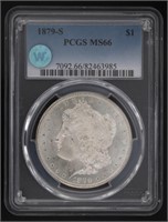 1879-S MS66 GEM Morgan Silver Dollar