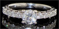 18kt Gold Round Brilliant 1.75 ct Diamond Ring
