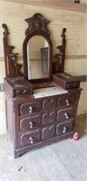 Antique Dresser with Marble Insert