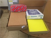 2 Boxes of Portfolios 2 Pocket Folders & File Fold
