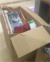 Large Box Lot of Christmas Misc.