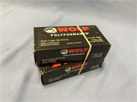 Two 50  round boxes of 9mm handgun cartridges *WE