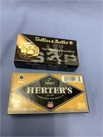 Two 50  round boxes of 9mm handgun cartridges *WE