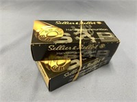 Two 50 round boxes of .40 S&W handgun cartridges *