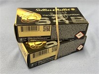 Two 50 round boxes of 9mm handgun cartridges *WE W