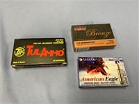 Three 20 round boxes of .223 cartridges *WE WILL N