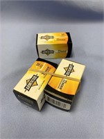 Three 50 round boxes of .22MAG rifle cartridges *W