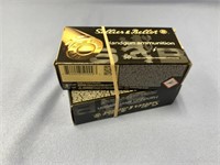 Two 50 round boxes of 9mm handgun cartridges *WE W