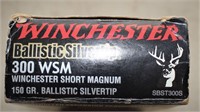 Winchester 300 WSM Ballistic Silver Tip Ammo