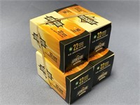 Four 50 round boxes of.22MAG rifle cartridges *WE