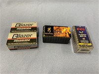 Four 50 round boxes of .22LR cartridges *WE WILL N
