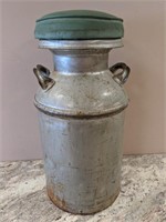 Vintage Milk Can Stool