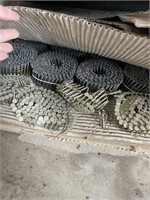 BOX OF COIL NAILS
