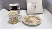 Watkins Collector’s Mug & Coaster W/ Dessert Plate