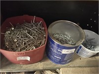 65 LBS.  3" SIDING  NAILS, ETC