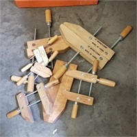 Crate of Furniture Clamps
