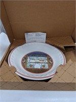 Watkins Collector Deep Dish Pie Plate & Recipe