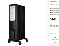Pelonis Oil-Filled Radiant Electric Space Heater