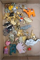 Elephant & Car Themed Label Pins & More
