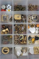 Costume Jewelry In A Separated Container