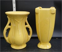 2 McCoy Vases