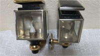Restored Pony Lamps - brass hardware