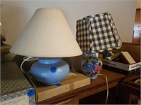 2 NIGHT STAND LAMPS,  14" TALL