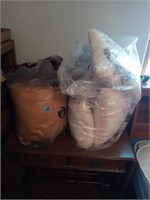 BAGS OF DECORATIVE PILLOWS
