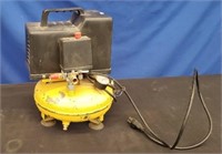 Yellow Pancake Air Compressor